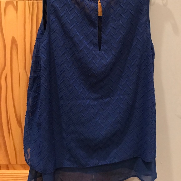 Royal Blue Dress Top- Size Large - Picture 2 of 4